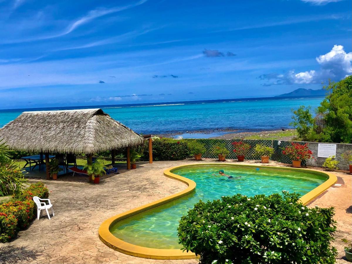 Superbe Bord De Mer, Acces Lagon Et Piscine Privee Paea Luaran gambar