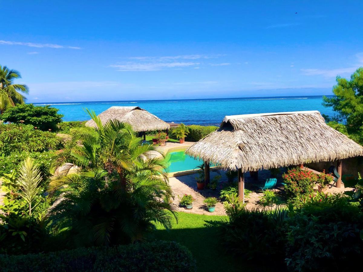 Superbe Bord De Mer, Acces Lagon Et Piscine Privee Paea Luaran gambar